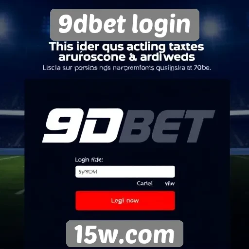 Funcionalidades do portal 9dbet login